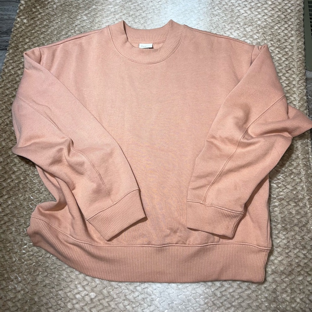 A New Day Cozy Peach Sweatshirt